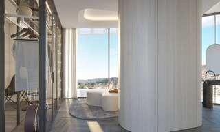 Nuevos, exquisitos y contemporáneos apartamentos de lujo en venta, con extraordinarias vistas al mar, al golf y a la montaña, Benahavis, Marbella 31061 