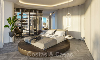 Nuevos, exquisitos y contemporáneos apartamentos de lujo en venta, con extraordinarias vistas al mar, al golf y a la montaña, Benahavis, Marbella 31077 