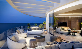 Nuevos, exquisitos y contemporáneos apartamentos de lujo en venta, con extraordinarias vistas al mar, al golf y a la montaña, Benahavis, Marbella 31081 