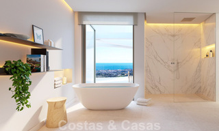 Nuevos, exquisitos y contemporáneos apartamentos de lujo en venta, con extraordinarias vistas al mar, al golf y a la montaña, Benahavis, Marbella 31090 