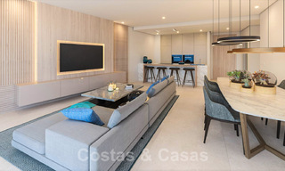 Nuevos, exquisitos y contemporáneos apartamentos de lujo en venta, con extraordinarias vistas al mar, al golf y a la montaña, Benahavis, Marbella 37284 