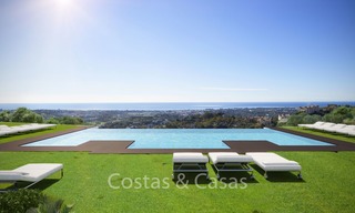 Impresionantes apartamentos de lujo nuevos en venta, con impresionantes vistas al mar y al valle, Benahavis - Marbella 6470 