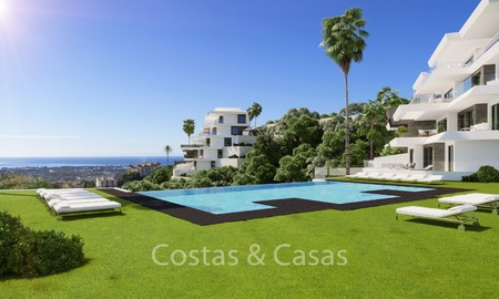 Impresionantes apartamentos de lujo nuevos en venta, con impresionantes vistas al mar y al valle, Benahavis - Marbella 6471