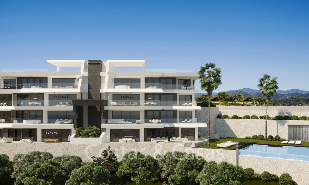 Impresionantes apartamentos de lujo nuevos en venta, con impresionantes vistas al mar y al valle, Benahavis - Marbella 6472