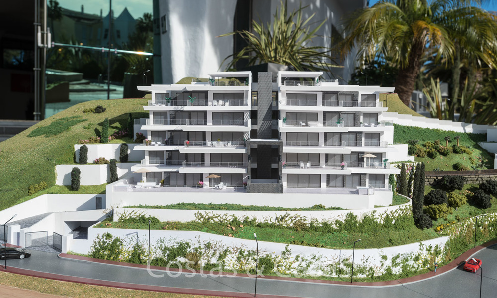Impresionantes apartamentos de lujo nuevos en venta, con impresionantes vistas al mar y al valle, Benahavis - Marbella 6473