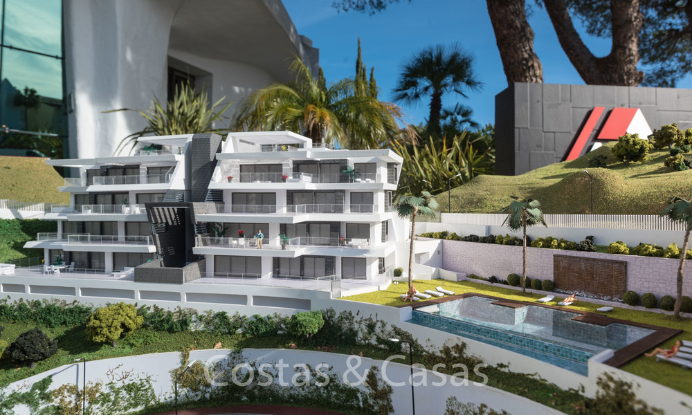 Impresionantes apartamentos de lujo nuevos en venta, con impresionantes vistas al mar y al valle, Benahavis - Marbella 6474