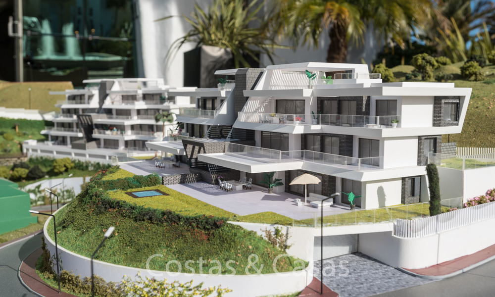 Impresionantes apartamentos de lujo nuevos en venta, con impresionantes vistas al mar y al valle, Benahavis - Marbella 6475