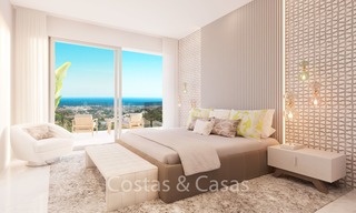 Impresionantes apartamentos de lujo nuevos en venta, con impresionantes vistas al mar y al valle, Benahavis - Marbella 6487 