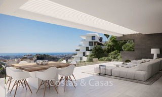 Impresionantes apartamentos de lujo nuevos en venta, con impresionantes vistas al mar y al valle, Benahavis - Marbella 6489 