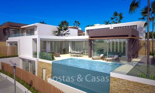 Encantadoras villas de diseño de lujo con vistas al mar, la montaña y el golf en venta, Riviera del Sol, Mijas, Costa del Sol 6502 