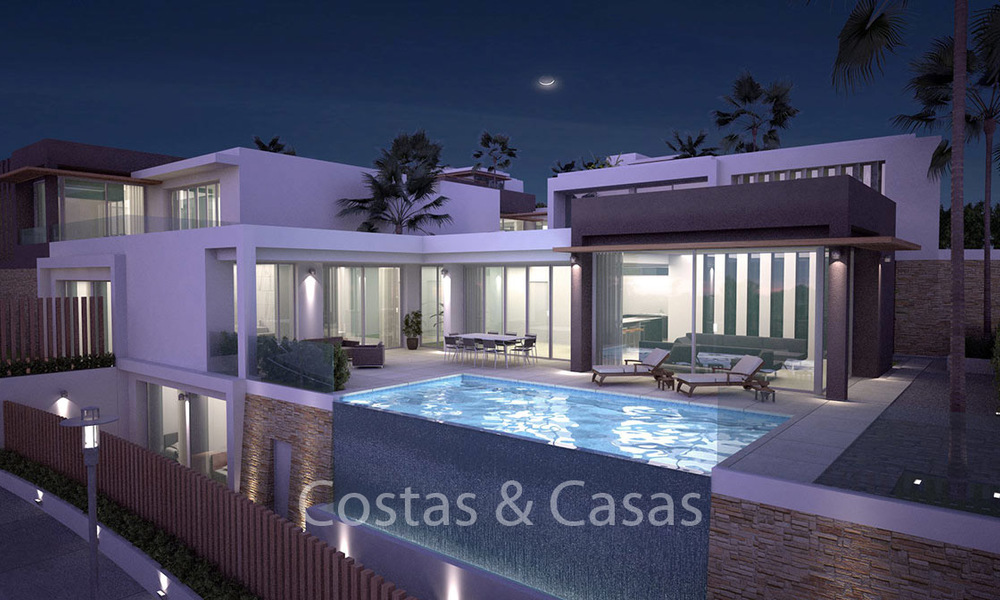 Encantadoras villas de diseño de lujo con vistas al mar, la montaña y el golf en venta, Riviera del Sol, Mijas, Costa del Sol 6504
