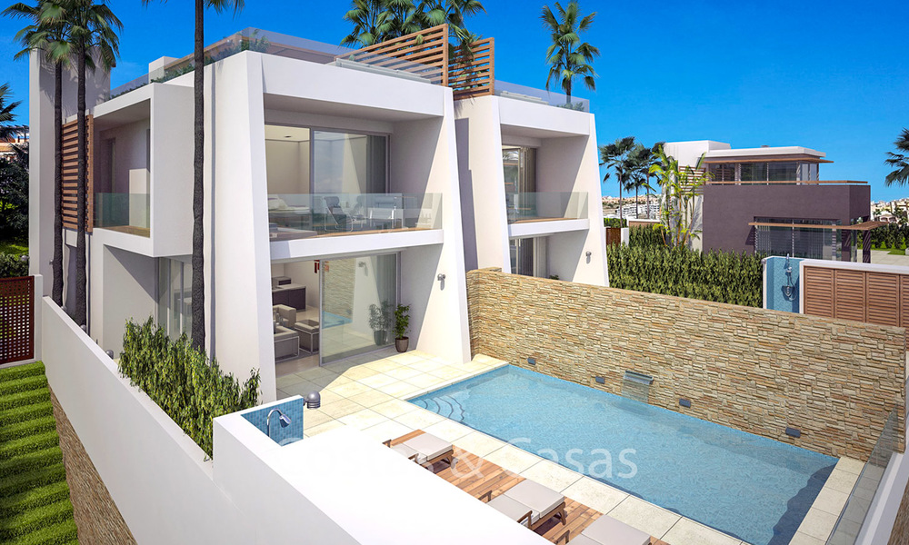 Encantadoras villas de diseño de lujo con vistas al mar, la montaña y el golf en venta, Riviera del Sol, Mijas, Costa del Sol 6509