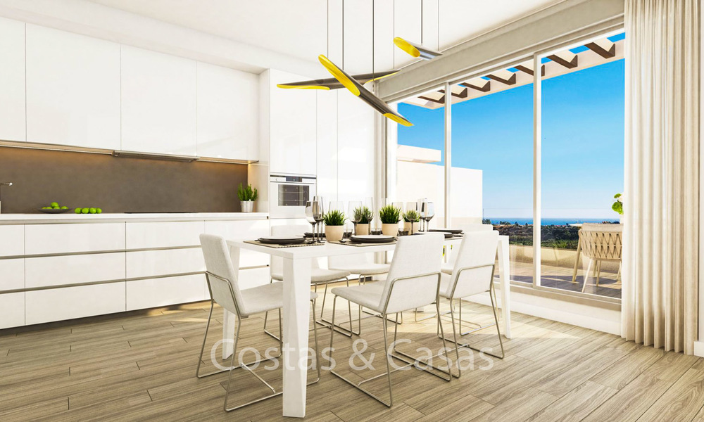 Amplios apartamentos ultramodernos con impresionantes vistas al mar en venta, New Golden Mile, Marbella - Estepona 6538