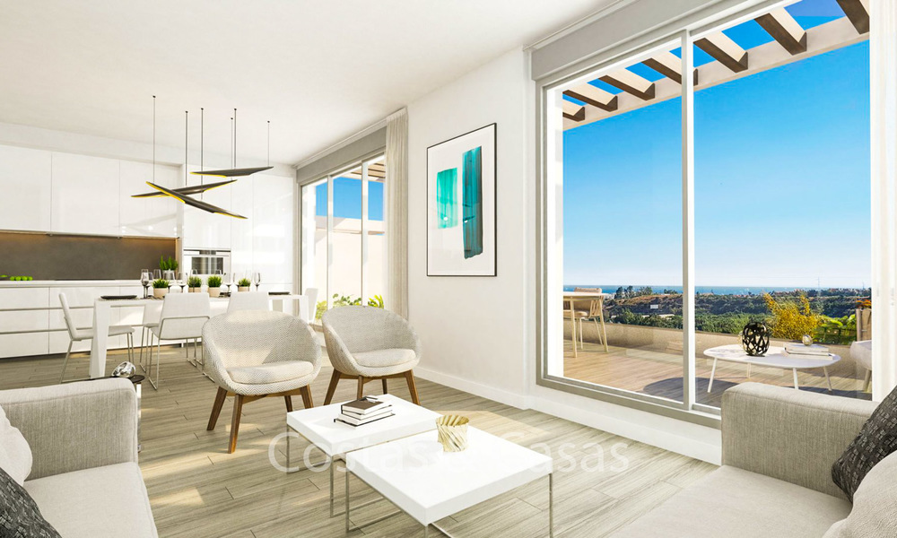 Amplios apartamentos ultramodernos con impresionantes vistas al mar en venta, New Golden Mile, Marbella - Estepona 6540