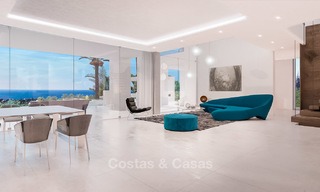 Elegante villa minimalista con vistas al mar en venta, Estepona, Costa del Sol 6531 