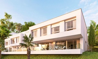 Modernos adosados de vanguardia con impresionantes vistas al mar en venta, New Golden Mile, Marbella - Estepona 6547 