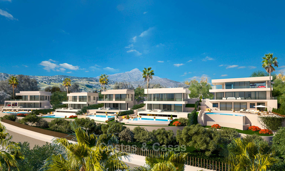 Exquisita villa minimalista con magníficas vistas al mar en venta, Nueva Andalucia - Marbella 6753