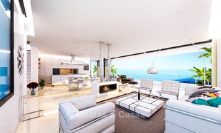Exquisita villa minimalista con magníficas vistas al mar en venta, Nueva Andalucia - Marbella 6754 