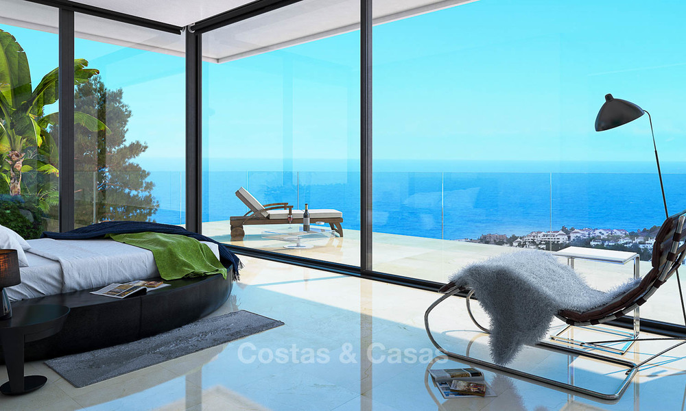Exquisita villa minimalista con magníficas vistas al mar en venta, Nueva Andalucia - Marbella 6756