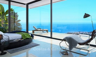 Exquisita villa minimalista con magníficas vistas al mar en venta, Nueva Andalucia - Marbella 6756 
