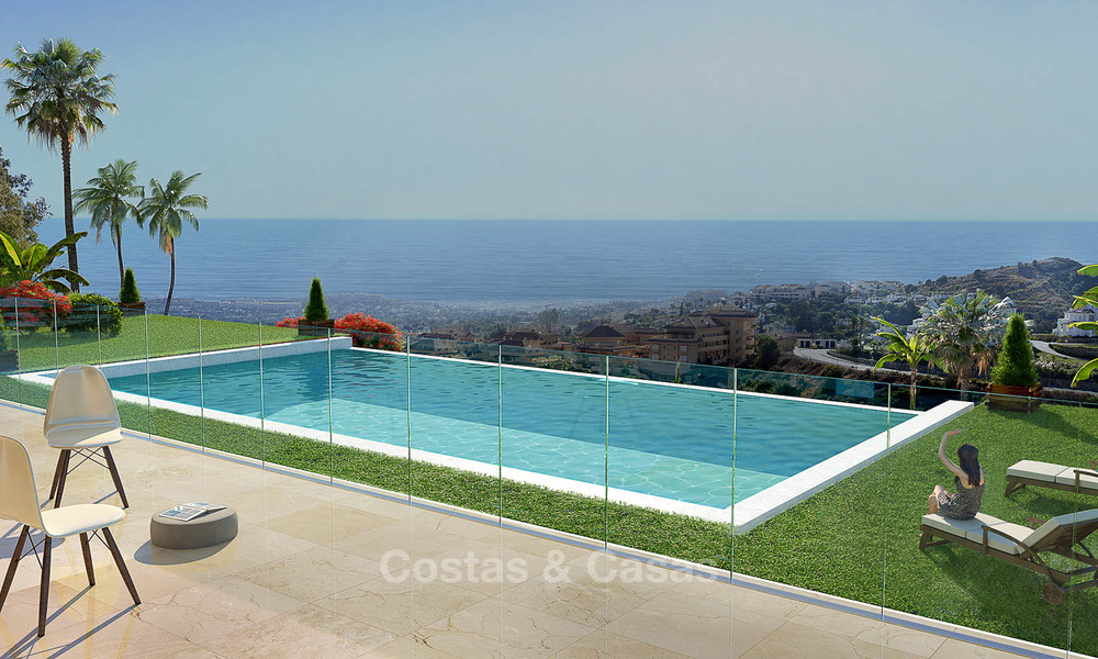 Exquisita villa minimalista con magníficas vistas al mar en venta, Nueva Andalucia - Marbella 6758