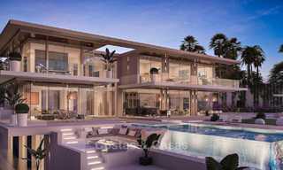 Impresionante villa de nueva construcción de estilo californiano a la venta, con magníficas vistas al mar, Benahavis - Marbella 6764 
