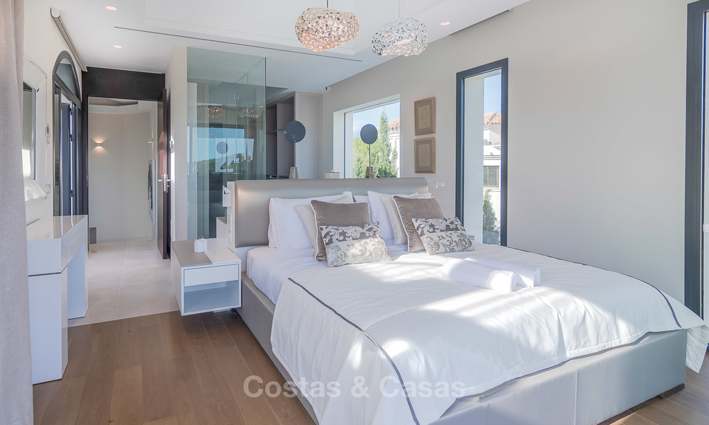 Magnífica villa de diseño de nueva construcción en venta en una exclusiva urbanización, Benahavis - Marbella 6910