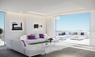 Apartamentos modernos a estrenar con vistas al mar en venta en un lujoso resort boutique de golf - La Cala, Mijas, Costa del Sol 7130 