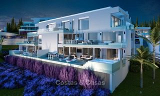 Apartamentos modernos a estrenar con vistas al mar en venta en un lujoso resort boutique de golf - La Cala, Mijas, Costa del Sol 7133 