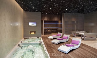 Apartamentos modernos a estrenar con vistas al mar en venta en un lujoso resort boutique de golf - La Cala, Mijas, Costa del Sol 7137 
