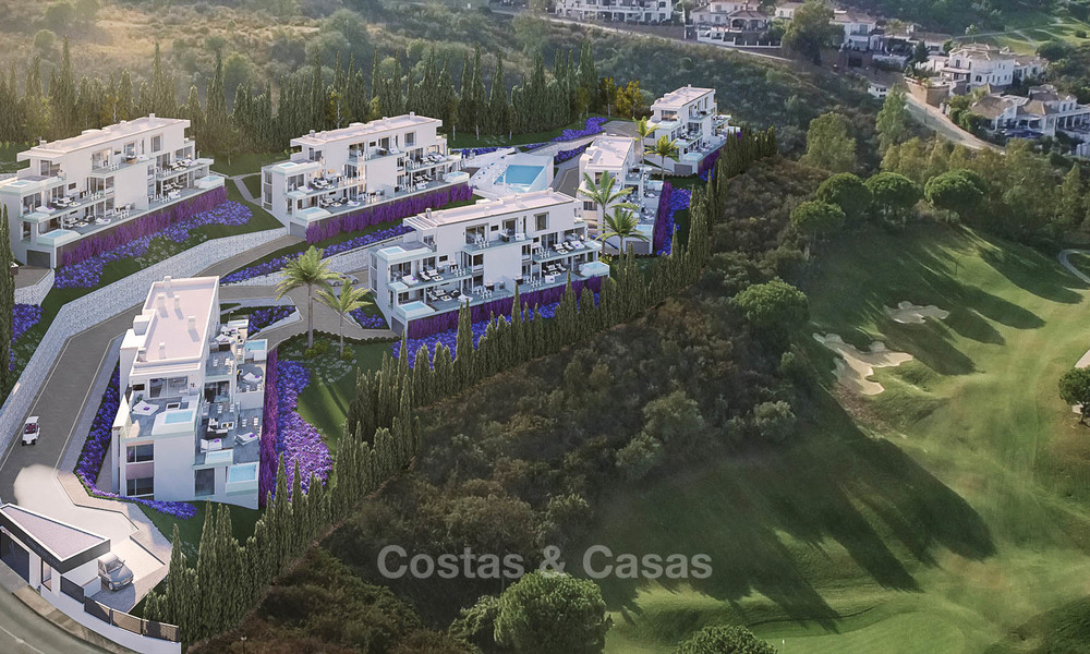 Apartamentos modernos a estrenar con vistas al mar en venta en un lujoso resort boutique de golf - La Cala, Mijas, Costa del Sol 7139