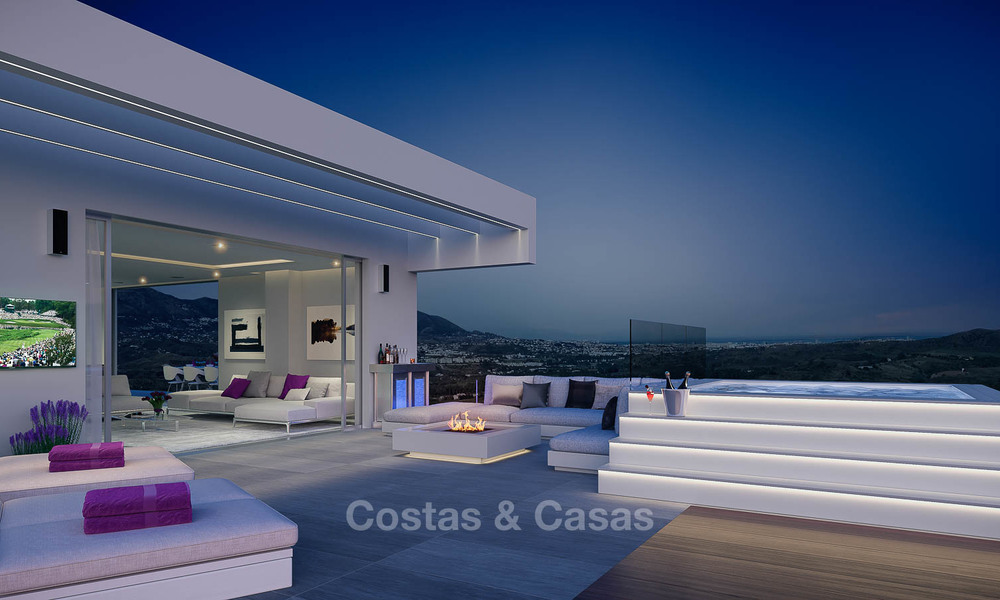 Apartamentos modernos a estrenar con vistas al mar en venta en un lujoso resort boutique de golf - La Cala, Mijas, Costa del Sol 7140