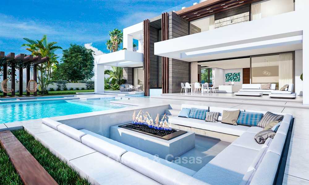 Atractiva villa de lujo de nueva construcción con vistas panorámicas al mar en venta, Manilva, Costa del Sol 7304