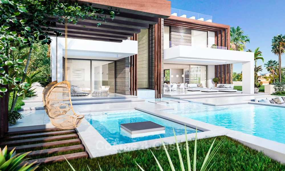 Atractiva villa de lujo de nueva construcción con vistas panorámicas al mar en venta, Manilva, Costa del Sol 7305