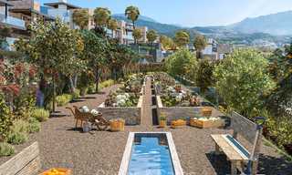 Villas de lujo ecológicas en venta con impresionantes vistas al mar y al valle, Benahavis - Marbella 7495 