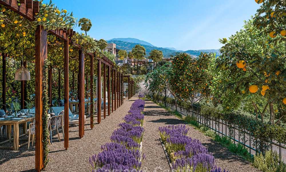 Villas de lujo ecológicas en venta con impresionantes vistas al mar y al valle, Benahavis - Marbella 7497