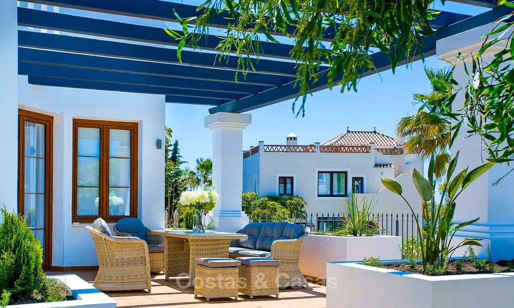 Elegantes villas nuevas llave en mano con vistas al mar en venta, primera línea de golf, Nueva Milla de Oro, Marbella - Estepona 7572