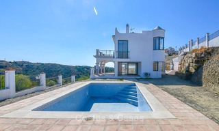 Villa de estilo andaluz con vistas al mar y a la montaña en venta – Valle del Golf, Nueva Andalucia, Marbella 7594 