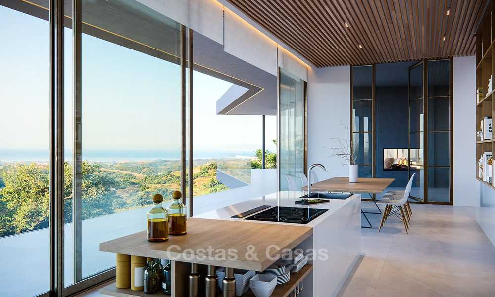 Impresionante villa contemporánea de nueva construcción con impresionantes vistas al mar y al valle en venta, Benahavis, Marbella 7638