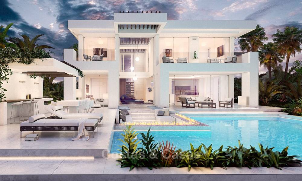 Llamativa nueva villa de lujo contemporánea en venta en Nueva Andalucia´s golf valley, Marbella 7662