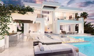 Llamativa nueva villa de lujo contemporánea en venta en Nueva Andalucia´s golf valley, Marbella 7663 