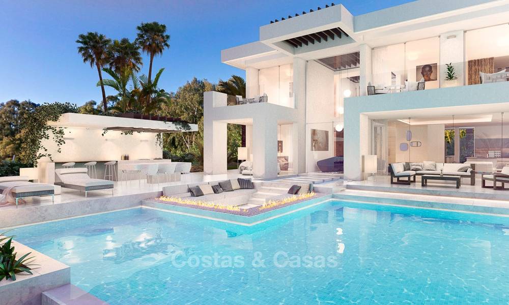 Llamativa nueva villa de lujo contemporánea en venta en Nueva Andalucia´s golf valley, Marbella 7664