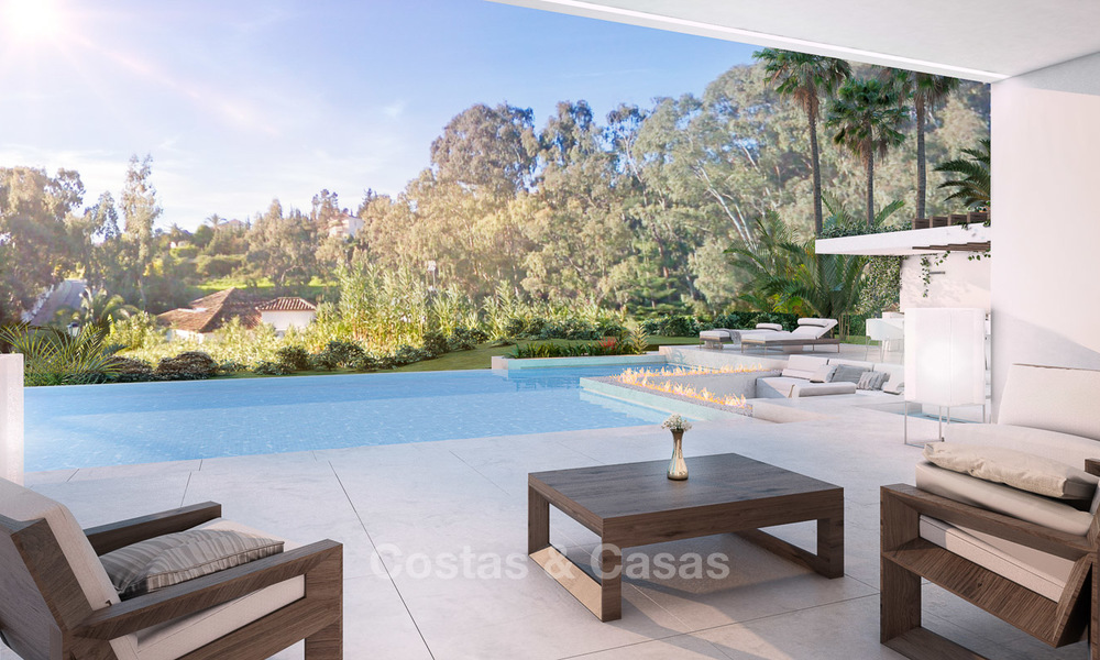 Llamativa nueva villa de lujo contemporánea en venta en Nueva Andalucia´s golf valley, Marbella 7666