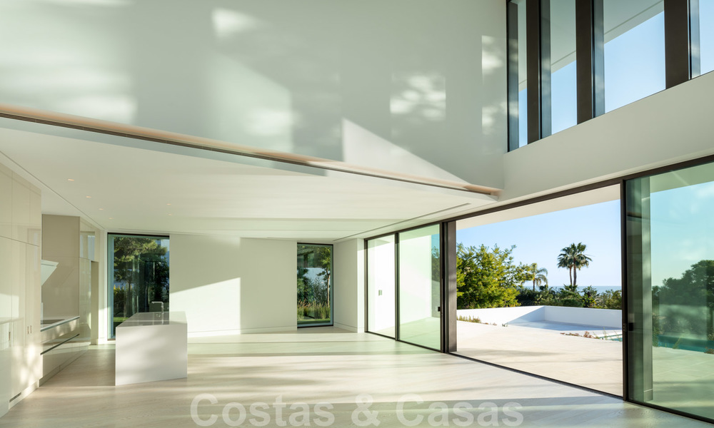 Nuevas villas de lujo contemporáneas con vistas al mar en venta, en una urbanización exclusiva en Benahavis - Marbella 21667