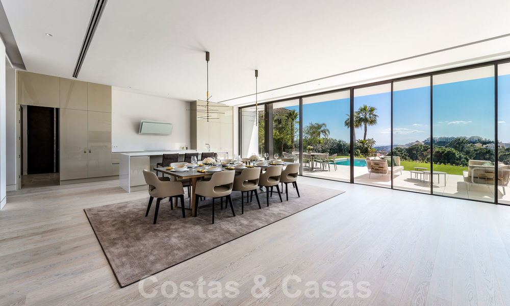 Nuevas villas de lujo contemporáneas con vistas al mar en venta, en una urbanización exclusiva en Benahavis - Marbella 37227