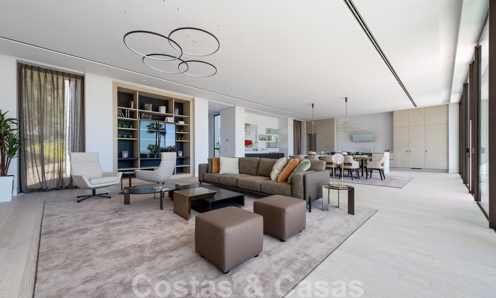 Nuevas villas de lujo contemporáneas con vistas al mar en venta, en una urbanización exclusiva en Benahavis - Marbella 37234