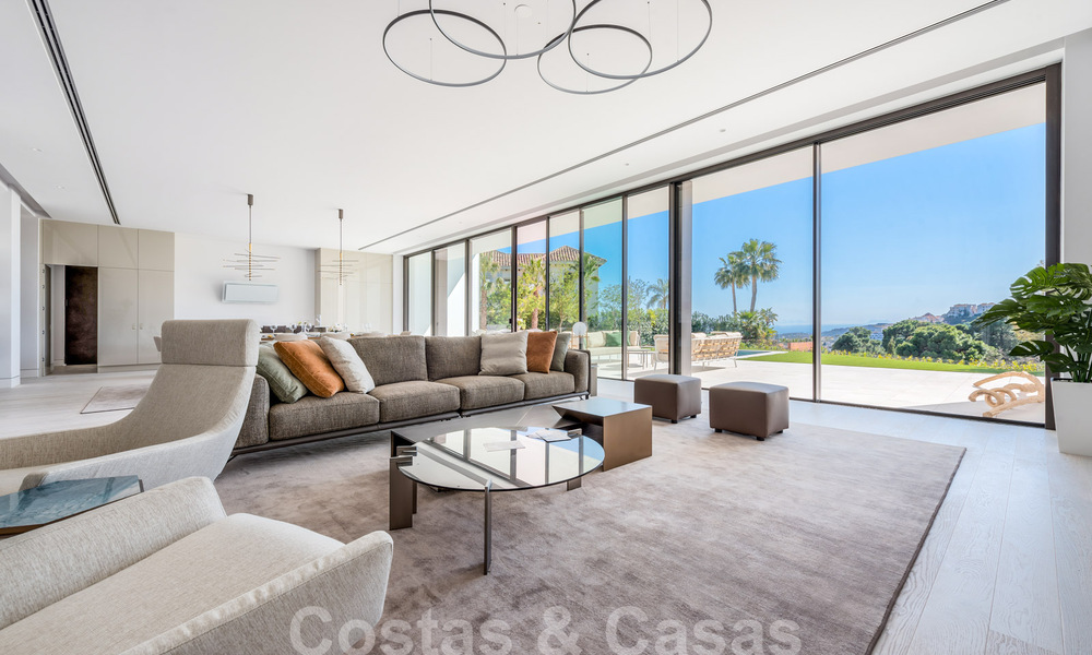 Nuevas villas de lujo contemporáneas con vistas al mar en venta, en una urbanización exclusiva en Benahavis - Marbella 37236