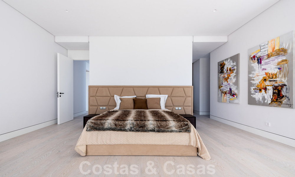 Nuevas villas de lujo contemporáneas con vistas al mar en venta, en una urbanización exclusiva en Benahavis - Marbella 37242