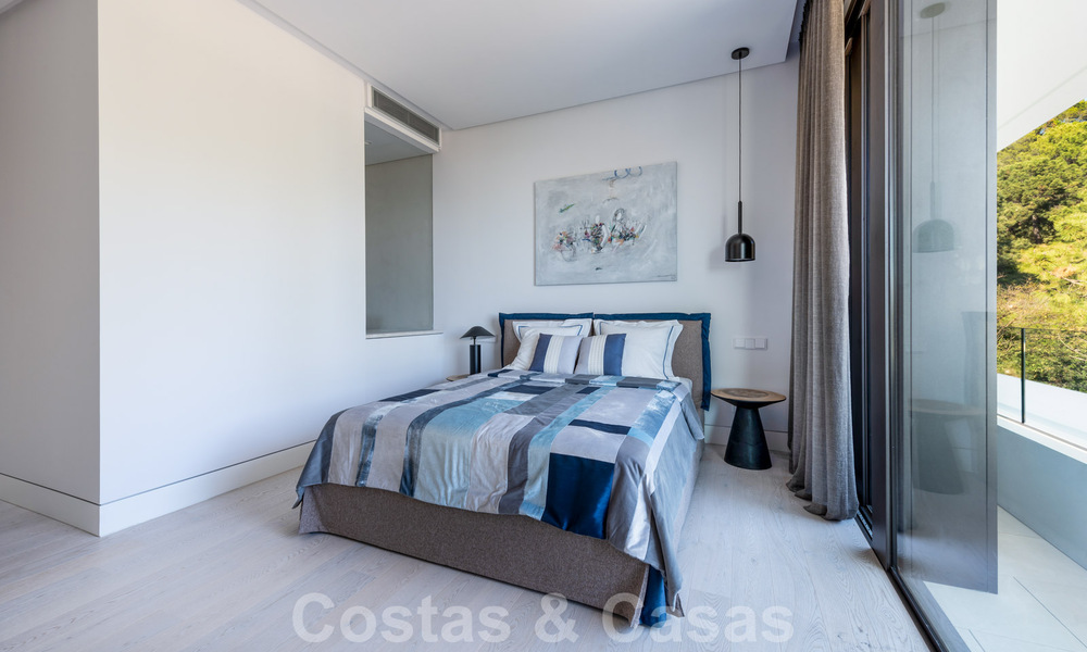 Nuevas villas de lujo contemporáneas con vistas al mar en venta, en una urbanización exclusiva en Benahavis - Marbella 37252