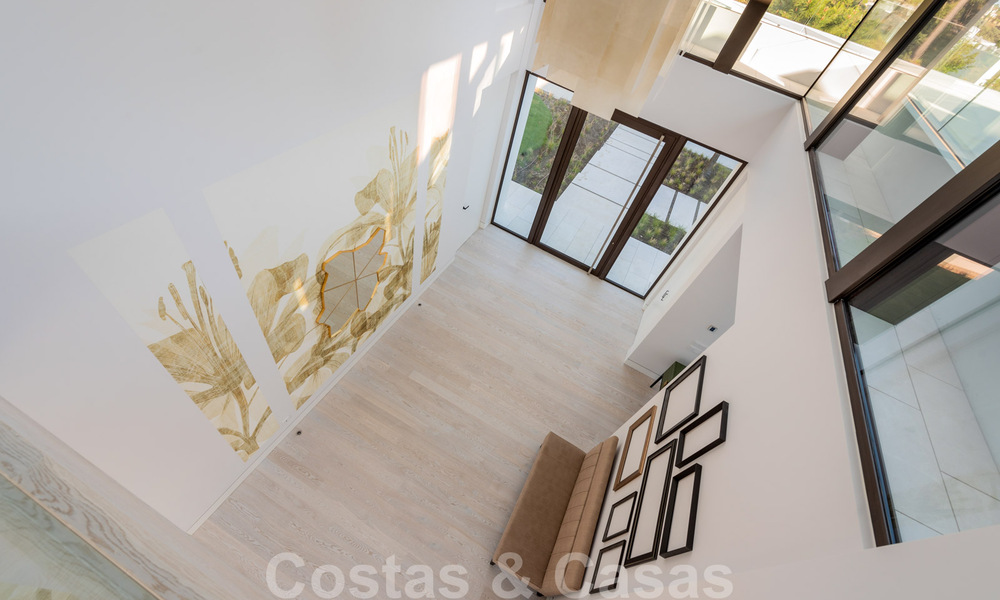 Nuevas villas de lujo contemporáneas con vistas al mar en venta, en una urbanización exclusiva en Benahavis - Marbella 37256